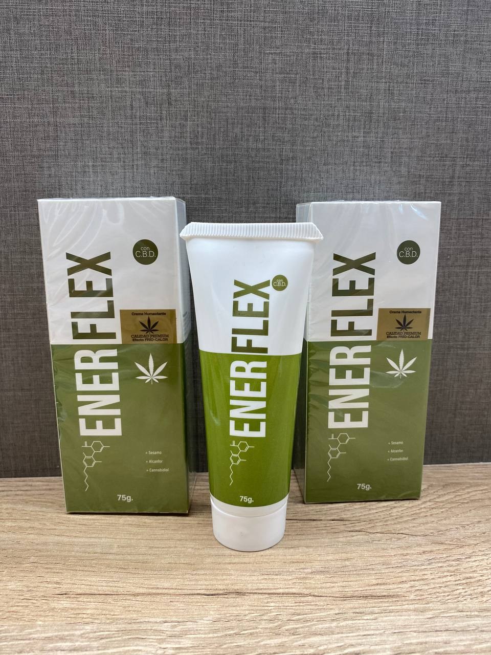 Tubo y cajas de Enerflex 75g